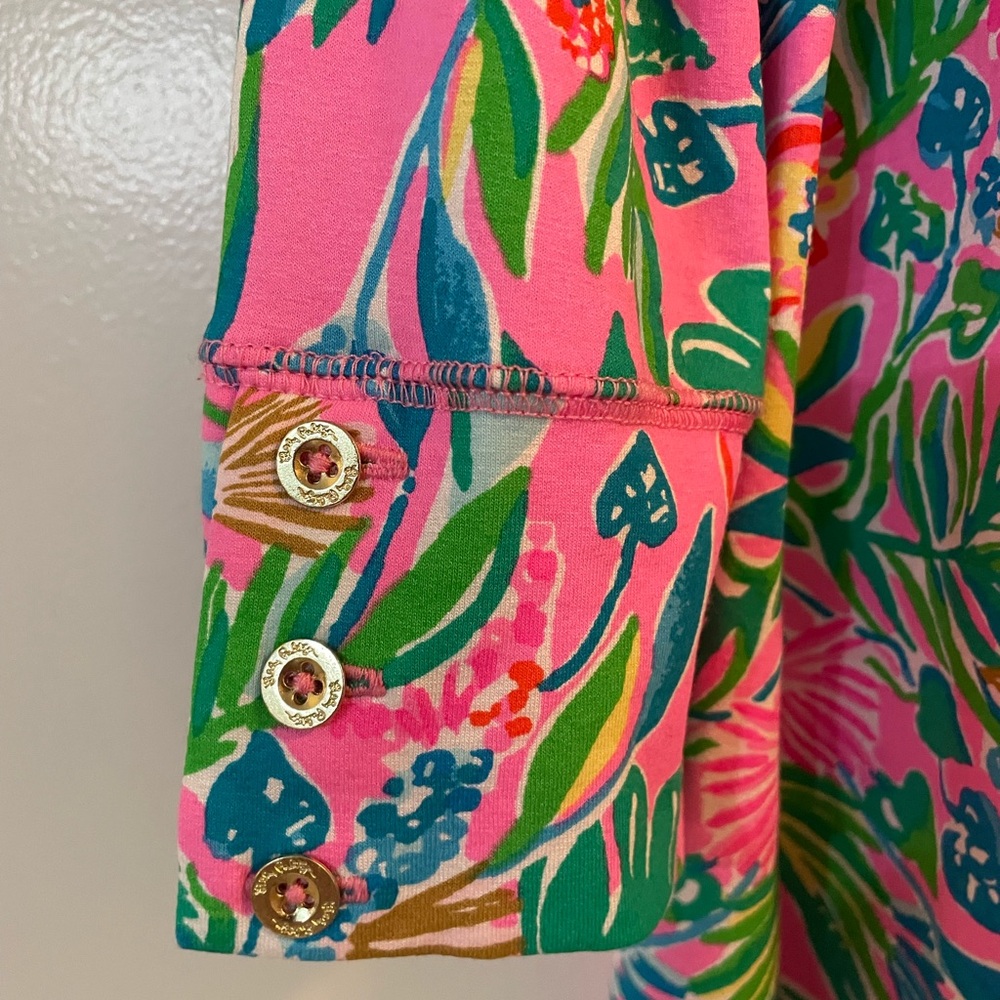 NWOT Havana Pink Casa Jaguar Lilly Pulitzer Sophie Dress XL - Picture 6 of 9